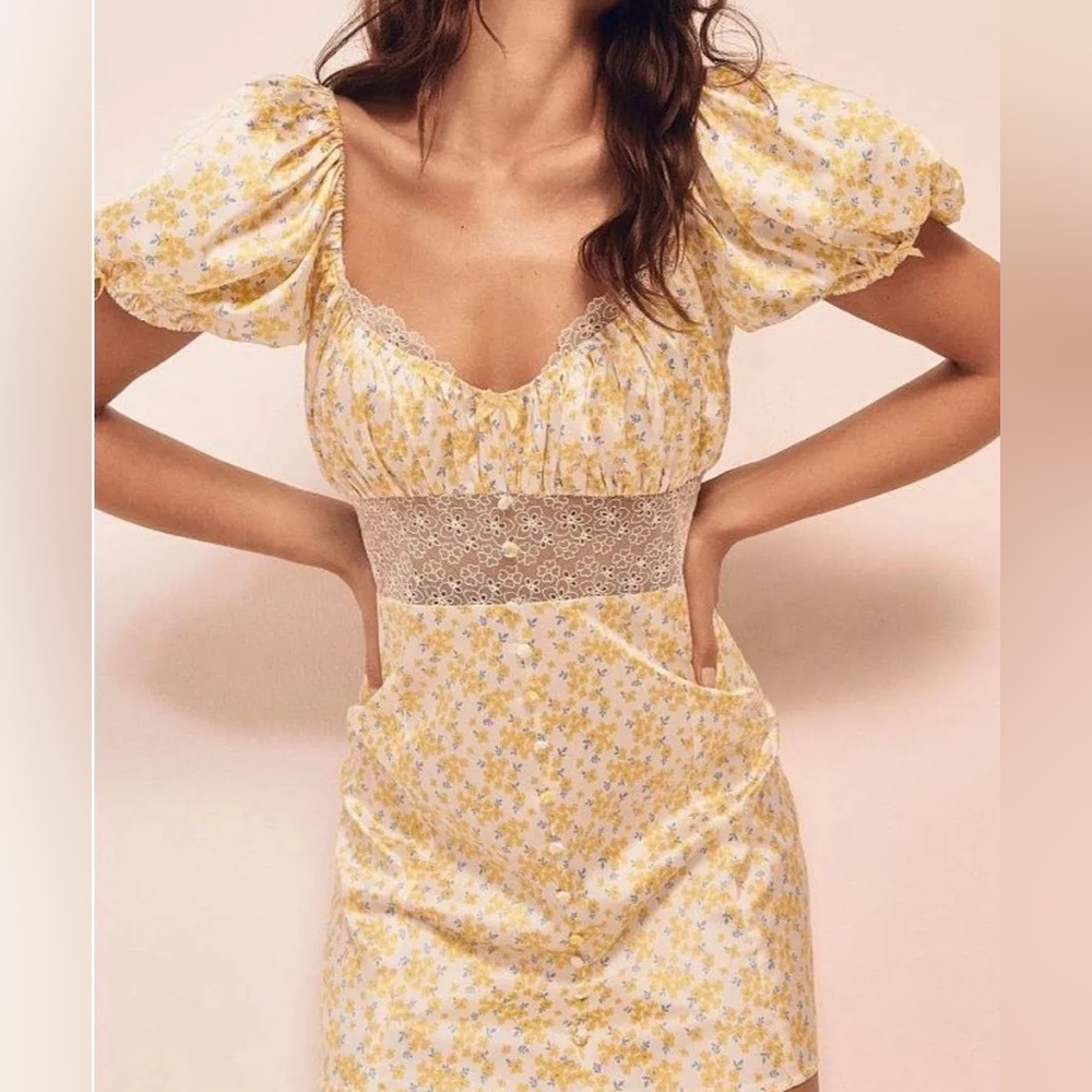For love and lemons daffodil mini dress